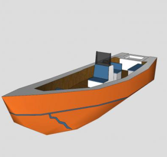 木船舶SU模型下载_sketchup草图大师SKP模型