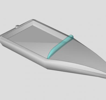 快艇敞开艇SU模型下载_sketchup草图大师SKP模型