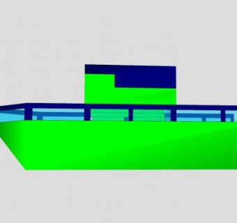 小型家庭游艇SU模型下载_sketchup草图大师SKP模型
