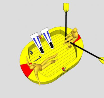 塑料艇SU模型下载_sketchup草图大师SKP模型