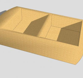 小木船SU模型下载_sketchup草图大师SKP模型