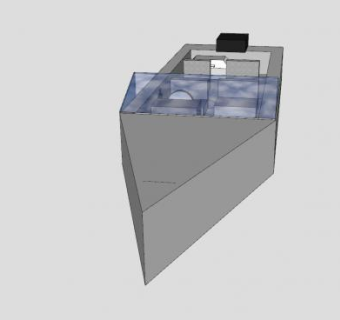 简易四座快艇SU模型下载_sketchup草图大师SKP模型