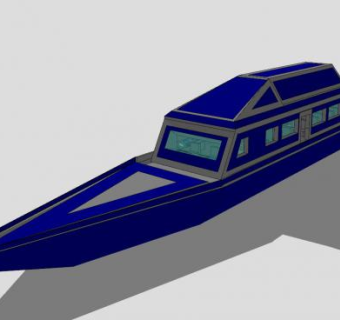 民用船舶SU模型下载_sketchup草图大师SKP模型
