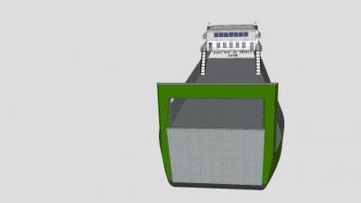 渡船船舶SU模型下载_sketchup草图大师SKP模型