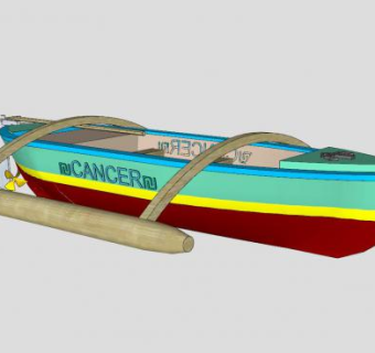 渔船船艇SU模型下载_sketchup草图大师SKP模型