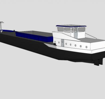 渔业船舶作业船SU模型下载_sketchup草图大师SKP模型