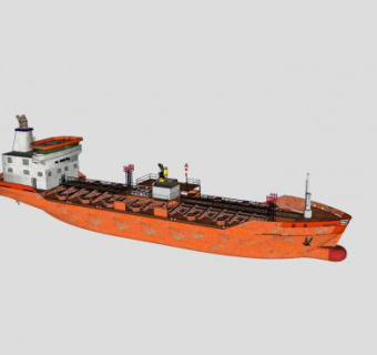化工油轮货船SU模型下载_sketchup草图大师SKP模型