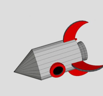 宇宙火箭SU模型下载_sketchup草图大师SKP模型