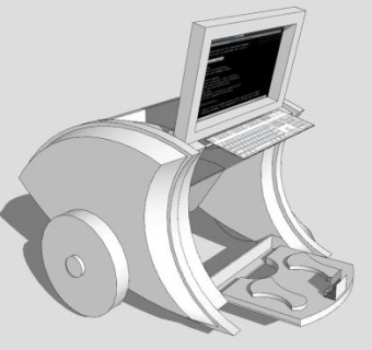 现代移动车辆SU模型下载_sketchup草图大师SKP模型
