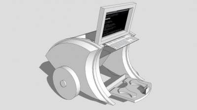 现代移动车辆SU模型下载_sketchup草图大师SKP模型