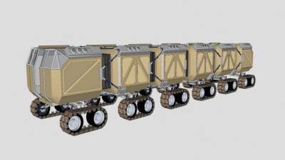 勘探车辆SU模型下载_sketchup草图大师SKP模型