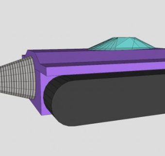 火星探测器钻探车SU模型下载_sketchup草图大师SKP模型