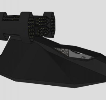 悬浮防空车辆SU模型下载_sketchup草图大师SKP模型
