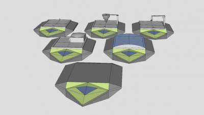 多种多用途车辆SU模型下载_sketchup草图大师SKP模型