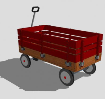 矿车SU模型下载_sketchup草图大师SKP模型