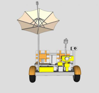 月球车车辆SU模型下载_sketchup草图大师SKP模型