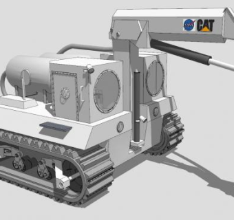 海洋采矿车SU模型下载_sketchup草图大师SKP模型