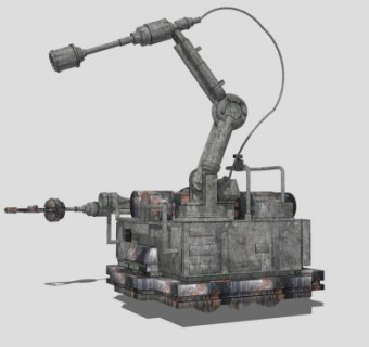 海底ROV采矿车SU模型下载_sketchup草图大师SKP模型