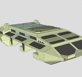 装甲运兵车车辆SU模型下载_sketchup草图大师SKP模型