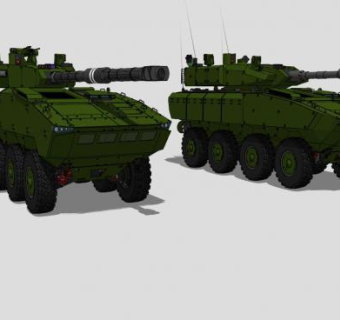 装甲消防支援车辆SU模型下载_sketchup草图大师SKP模型