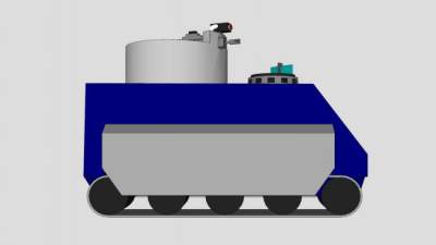 轻型运输车SU模型下载_sketchup草图大师SKP模型