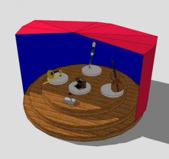 薛西斯音乐会SU模型下载_sketchup草图大师SKP模型