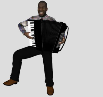 巴西手风琴SU模型下载_sketchup草图大师SKP模型