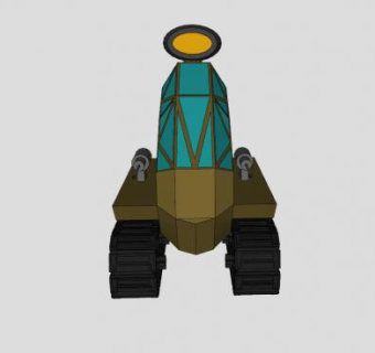 M116侦察车SU模型下载_sketchup草图大师SKP模型