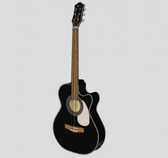 时尚电吉他SU模型下载_sketchup草图大师SKP模型