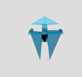 喷气式飞机草图SU模型下载_sketchup草图大师SKP模型