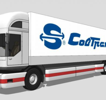 物流货车的SU模型设计_su模型下载 草图大师模型_SKP模型