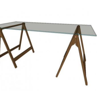 画架SU模型下载_sketchup草图大师SKP模型