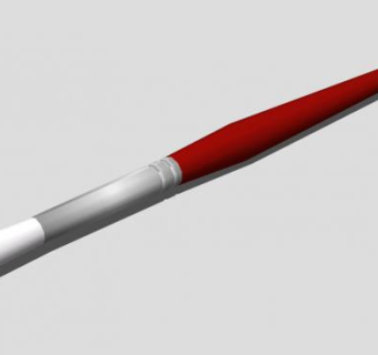 艺术家的画刷SU模型下载_sketchup草图大师SKP模型