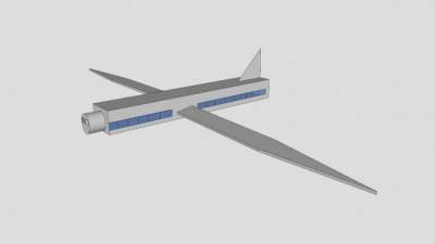 二维飞机草图SU模型下载_sketchup草图大师SKP模型