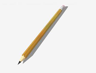 美术铅笔SU模型下载_sketchup草图大师SKP模型