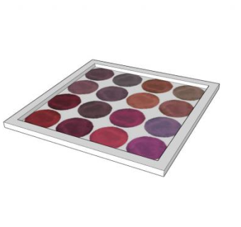 美术调色板SU模型下载_sketchup草图大师SKP模型