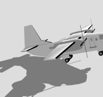 固定翼飞机SU模型下载_sketchup草图大师SKP模型