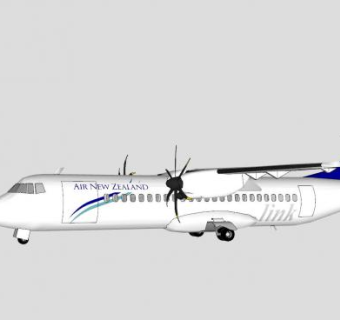 新西兰航空客机SU模型下载_sketchup草图大师SKP模型