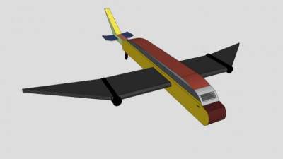 客机模架SU模型下载_sketchup草图大师SKP模型