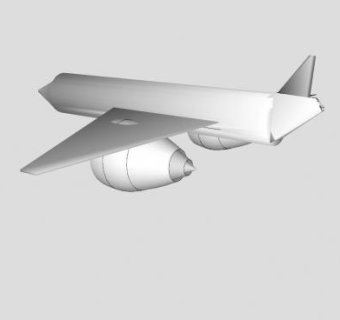 喷气飞机模架SU模型下载_sketchup草图大师SKP模型