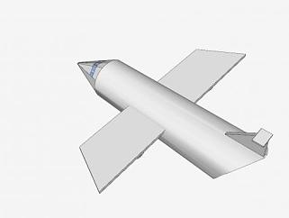 喷气飞机SU模型下载_sketchup草图大师SKP模型