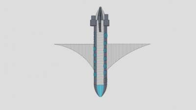 金属喷漆飞机SU模型下载_sketchup草图大师SKP模型