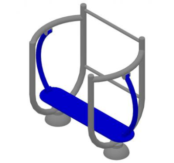 健身户外肌肉设备SU模型下载_sketchup草图大师SKP模型