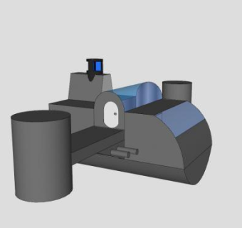 简易航空器SU模型下载_sketchup草图大师SKP模型