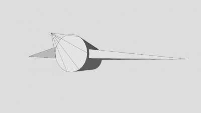 几何体飞机面板SU模型下载_sketchup草图大师SKP模型