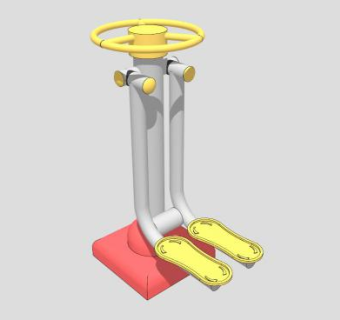 跑步运动设备SU模型下载_sketchup草图大师SKP模型