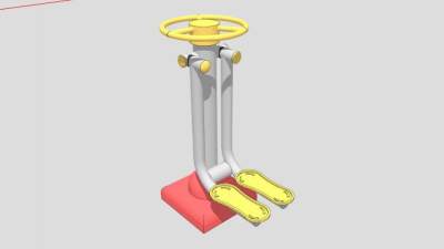 跑步运动设备SU模型下载_sketchup草图大师SKP模型