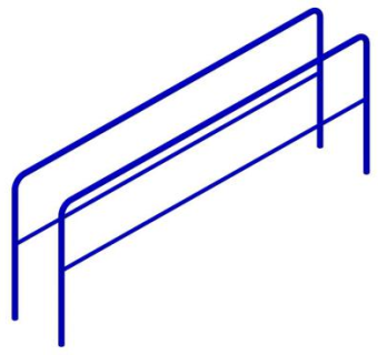 蓝色运动设备SU模型下载_sketchup草图大师SKP模型
