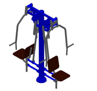 卧推胸部器材SU模型下载_sketchup草图大师SKP模型