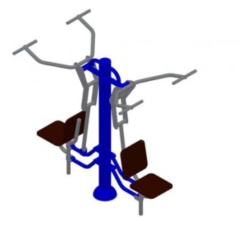 手臂推力器材SU模型下载_sketchup草图大师SKP模型